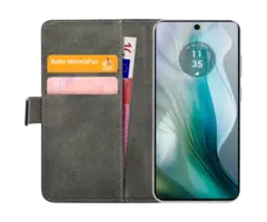 Mobilize Mobilize Classic Gelly Wallet Book Case Motorola Moto E14 4G - Zwart