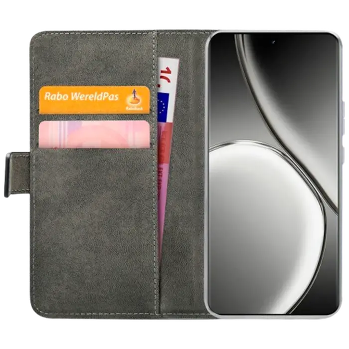 Mobilize Mobilize Classic Gelly Wallet Book Case Realme GT 6 / GT 6T - Zwart