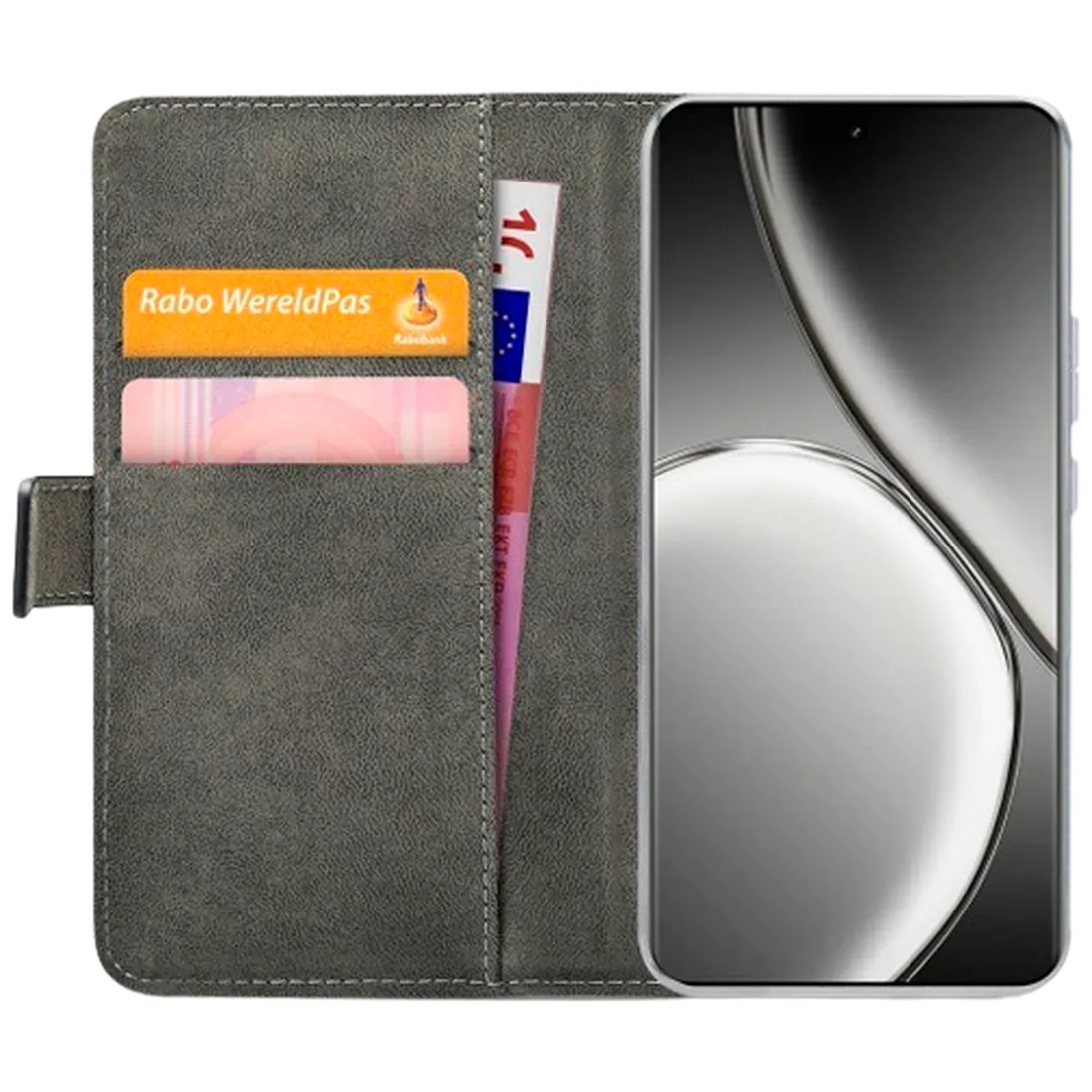 Mobilize Mobilize Classic Gelly Wallet Book Case Realme GT 6 / GT 6T - Zwart