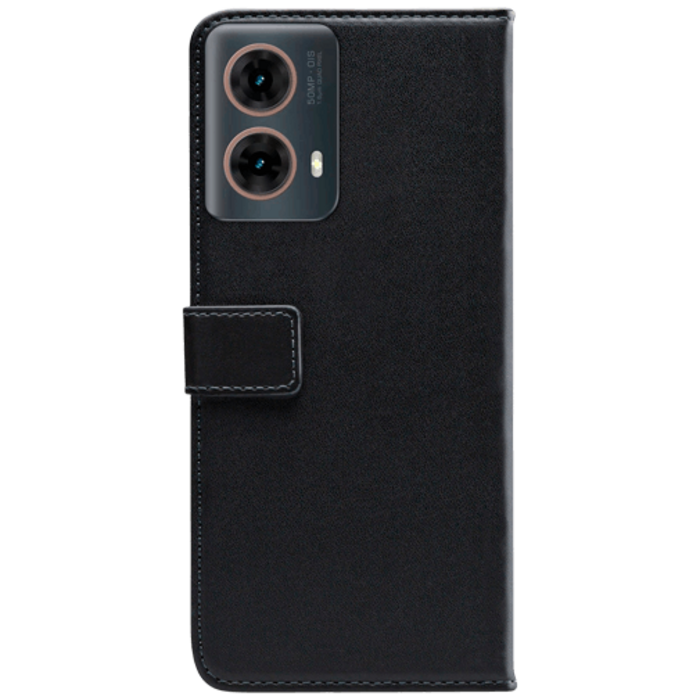 Mobilize Mobilize Classic Gelly Wallet Book Case voor Motorola Moto G85 - Zwart