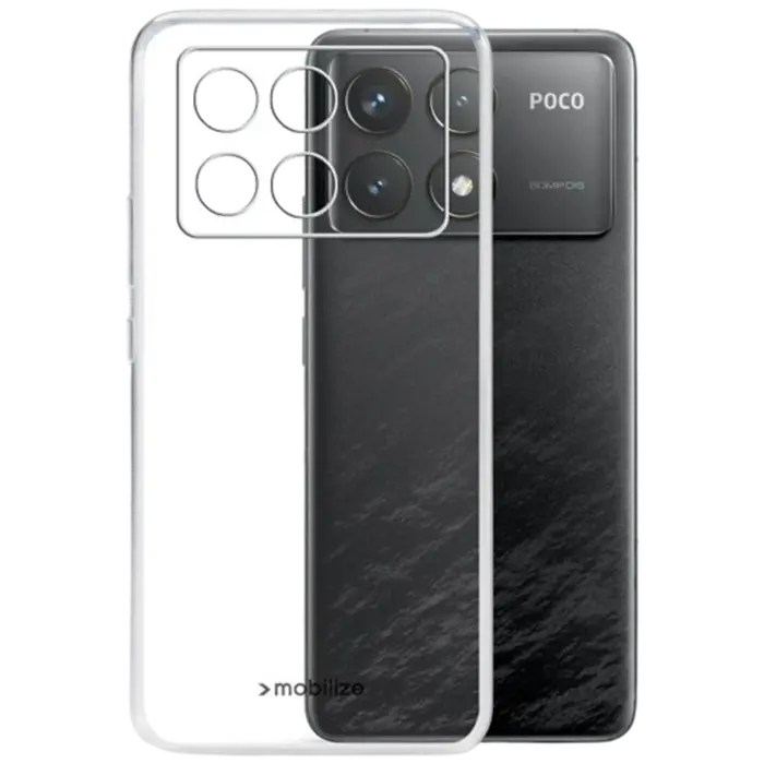 Mobilize Mobilize Transparante TPU Back Cover voor Poco F6 Pro