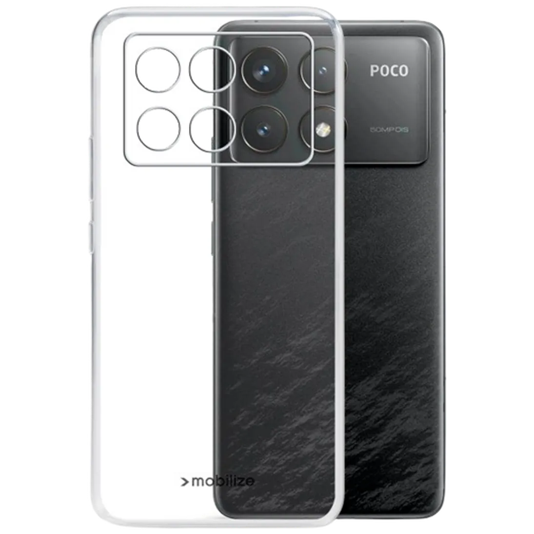 Mobilize Mobilize Transparante TPU Back Cover voor Poco F6 Pro