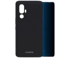 Mobilize Mobilize Rubber Gelly Case TPU Back Cover HTC U24 Pro - Mat Zwart