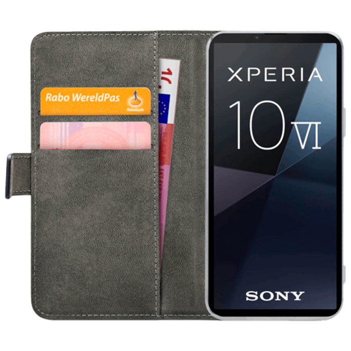Mobilize Mobilize Classic Gelly Wallet Book Case voor Sony Xperia 10 VI - Zwart