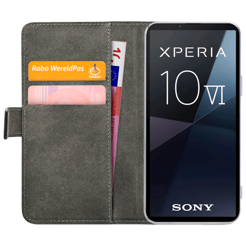 Mobilize Mobilize Classic Gelly Wallet Book Case voor Sony Xperia 10 VI - Zwart