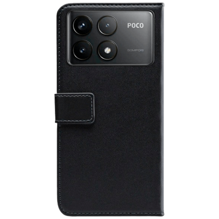 Mobilize Mobilize PU-lederen Book Case voor Xiaomi Poco F6 Pro - Zwart