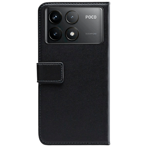 Mobilize Mobilize PU-lederen Book Case voor Xiaomi Poco F6 Pro - Zwart