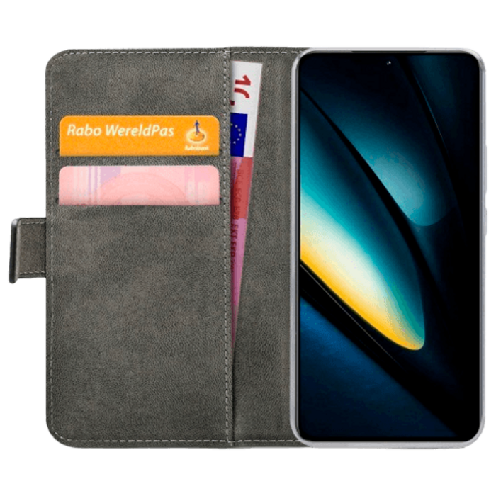 Mobilize Mobilize PU-lederen Book Case voor Xiaomi Poco F6 Pro - Zwart