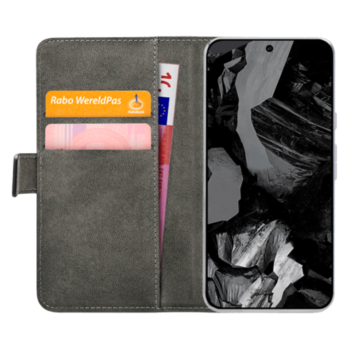 Mobilize Mobilize Classic Gelly Wallet Book Case Google Pixel 8a - PU-Leer - Zwart