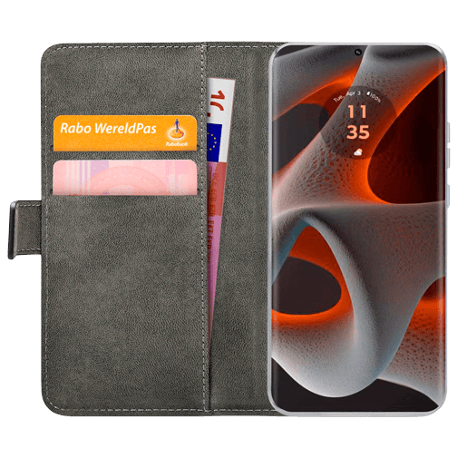 Mobilize Mobilize Classic Gelly Wallet Book Case Motorola Edge 50 Pro - Zwart