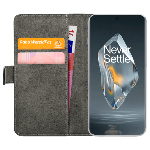 Mobilize Mobilize Classic Gelly Wallet Book Case voor OnePlus 12R - Zwart