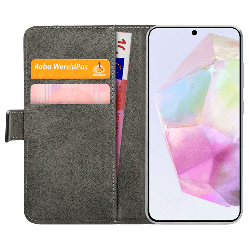Mobilize Mobilize Classic Gelly Wallet Book Case Samsung Galaxy A35 5G - Zwart