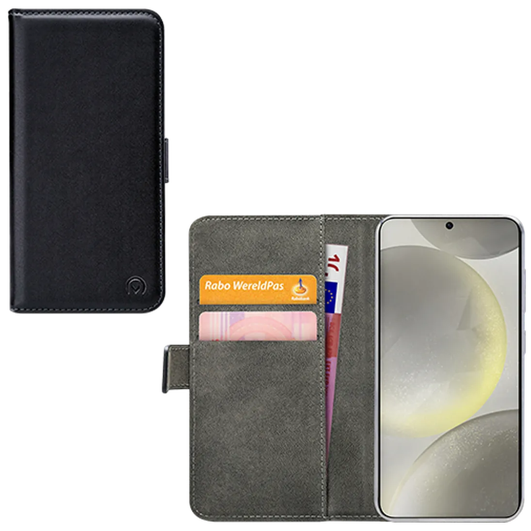 Mobilize Mobilize Classic Gelly Wallet Book Case Samsung Galaxy S24+ - Zwart