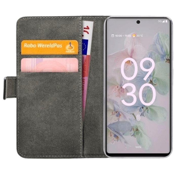 Mobilize Mobilize Classic Gelly Wallet Book Case Google Pixel 6a - Zwart