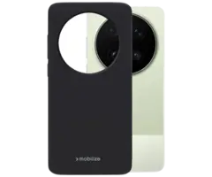 Mobilize Mobilize Rubber Gelly Case TPU Back Cover voor vivo X300 Ultra - Matzwart