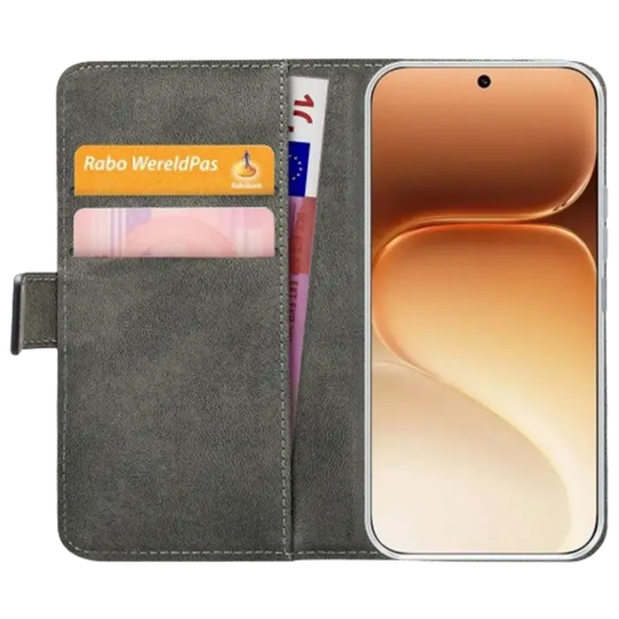 Mobilize Mobilize Classic Gelly Wallet Book Case voor Honor 600 Pro - Zwart
