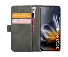 Mobilize Mobilize PU-Leren Book Case voor Motorola Edge 60 Neo - Zwart