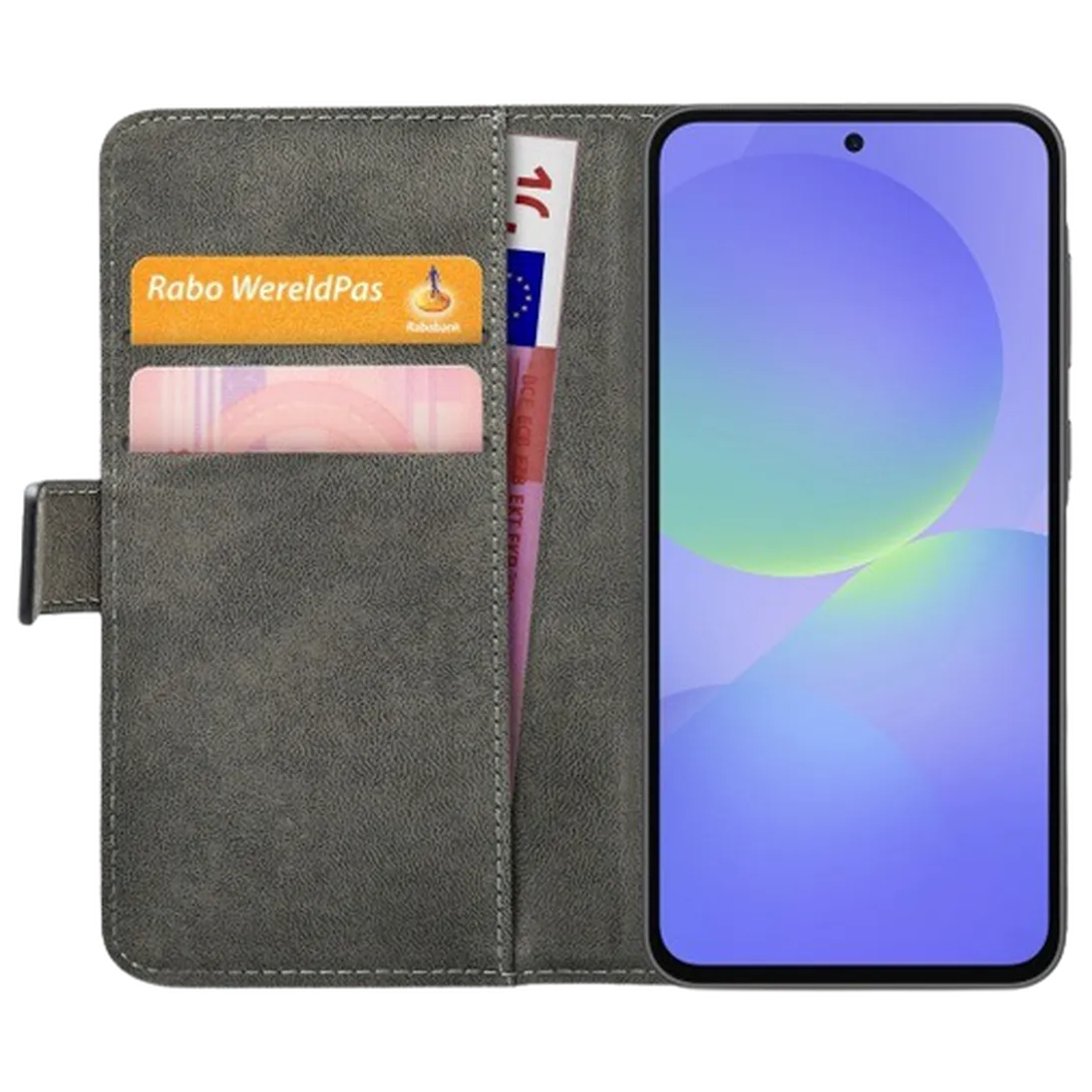 Mobilize Mobilize Classic Gelly Wallet Book Case Samsung Galaxy A57 5G - Zwart