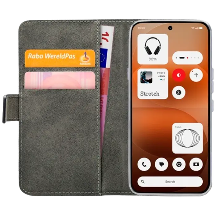 Mobilize Mobilize PU-Leren Book Case Zwart voor Nothing Phone (4a) Pro