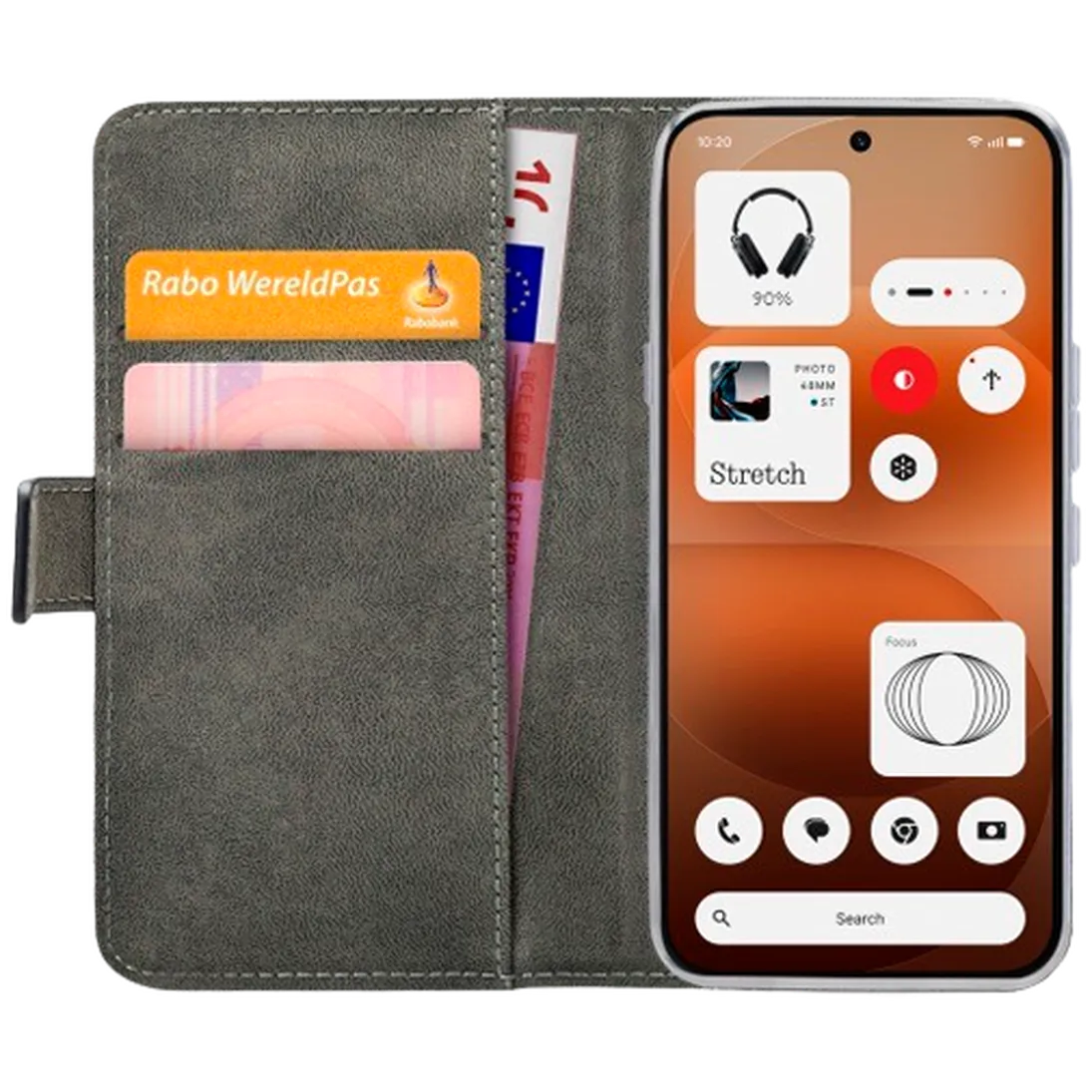 Mobilize Mobilize PU-Leren Book Case Zwart voor Nothing Phone (4a) Pro