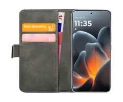 Mobilize Mobilize PU-Leren Book Case voor Motorola Signature - Zwart