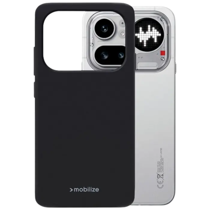 Mobilize Mobilize Rubber Gelly Case voor Nothing Phone (4a) Pro - Matzwart
