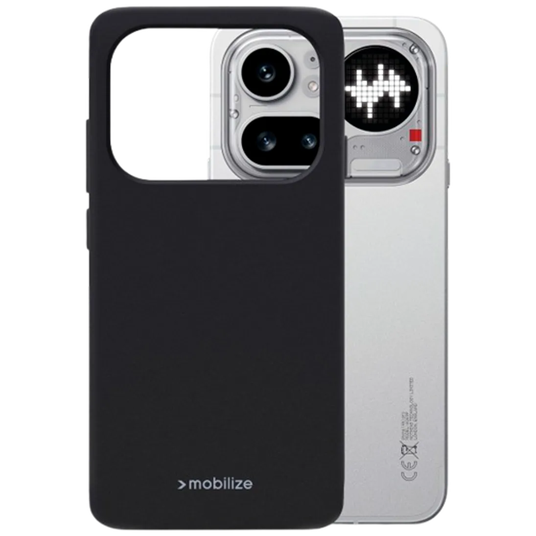 Mobilize Mobilize Rubber Gelly Case voor Nothing Phone (4a) Pro - Matzwart