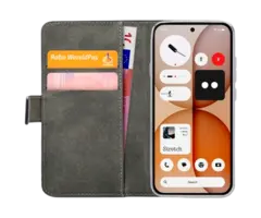 Mobilize Mobilize PU-Leren Book Case Nothing Phone (4a) - Zwart