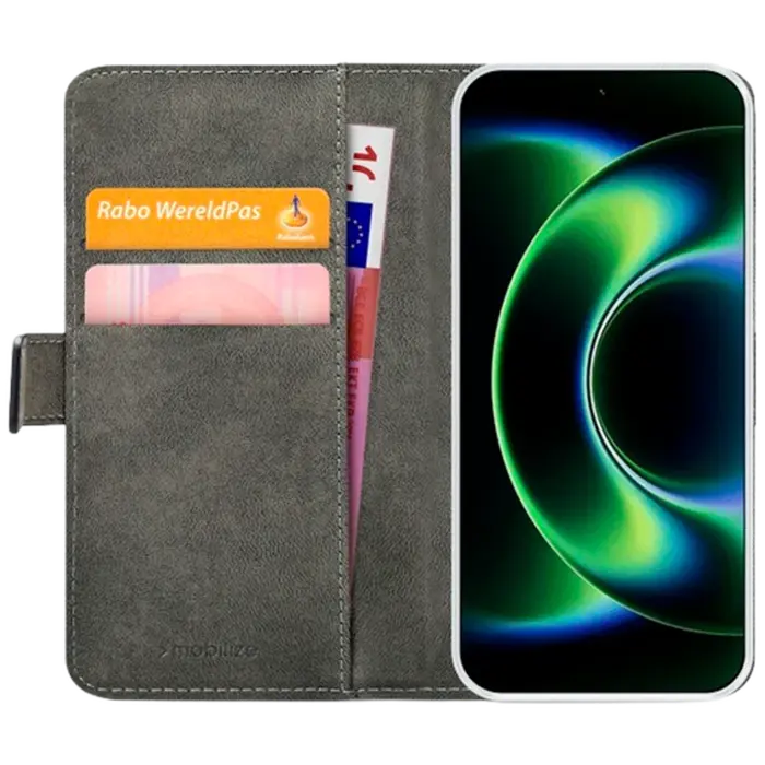Mobilize Mobilize PU-Leren Book Case voor Xiaomi 17 Ultra - Zwart