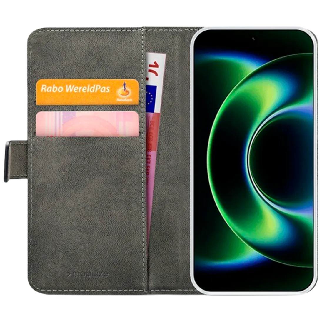 Mobilize Mobilize PU-Leren Book Case voor Xiaomi 17 Ultra - Zwart