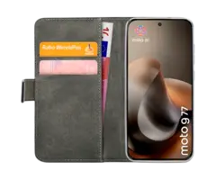 Mobilize Mobilize PU-Leren Book Case Zwart voor Motorola Moto G67 / G77
