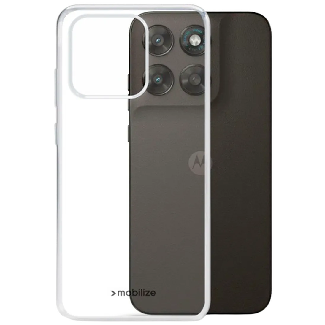 Mobilize Mobilize Transparante TPU Back Cover voor Motorola Moto G67 / G77