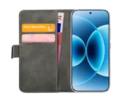 Mobilize Mobilize PU-Leren Book Case voor Xiaomi 17 - Zwart