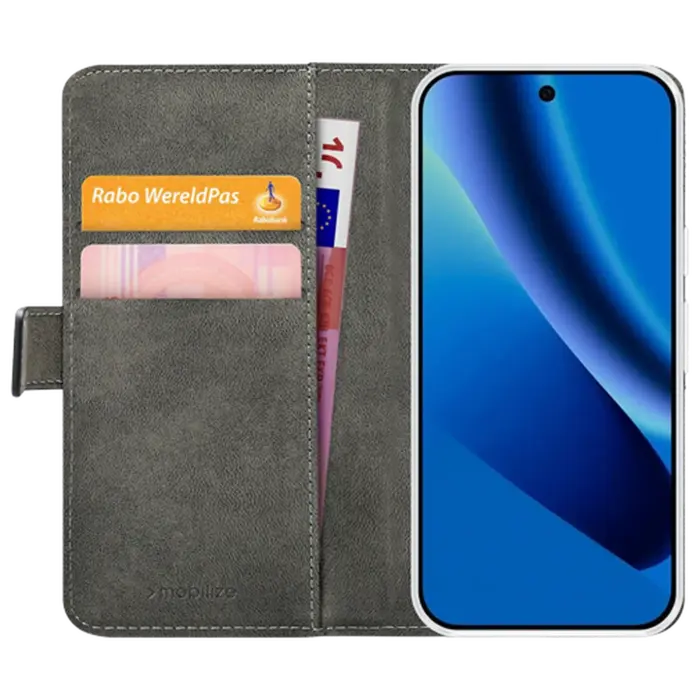Mobilize Mobilize Classic Gelly Wallet Book Case Google Pixel 10a - Zwart