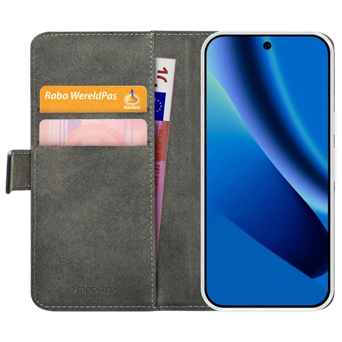 Mobilize Mobilize Classic Gelly Wallet Book Case Google Pixel 10a - Zwart