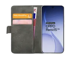 Mobilize Mobilize PU-Leren Book Case voor OPPO Reno15 5G - Zwart