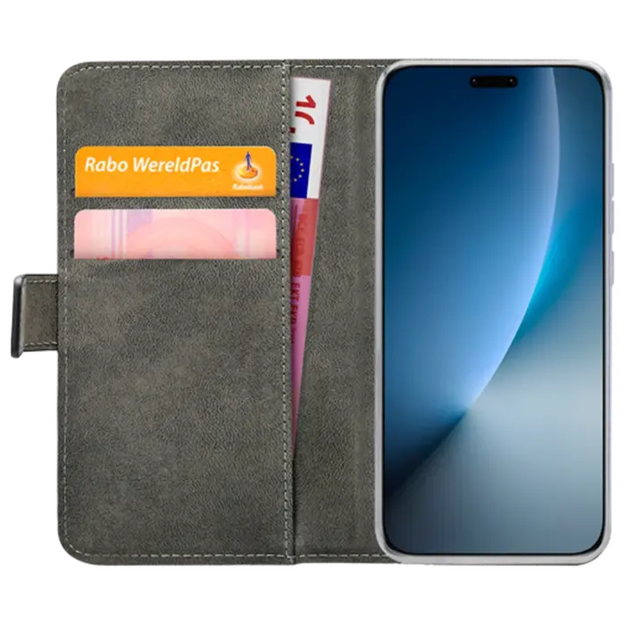 Mobilize Mobilize Classic Gelly Wallet Book Case voor Honor Magic 8 Pro - Zwart