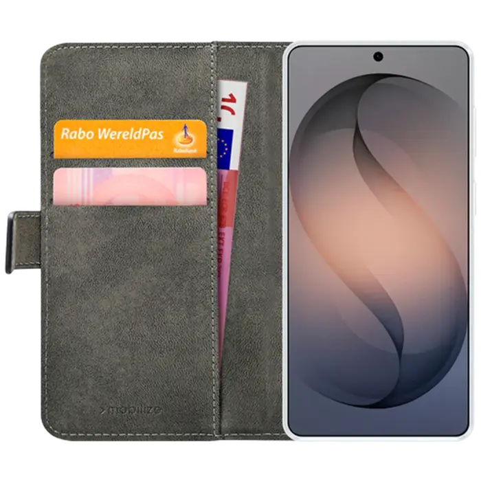 Mobilize Mobilize Classic Gelly Wallet Book Case Samsung Galaxy S26 Ultra 5G - Zwart