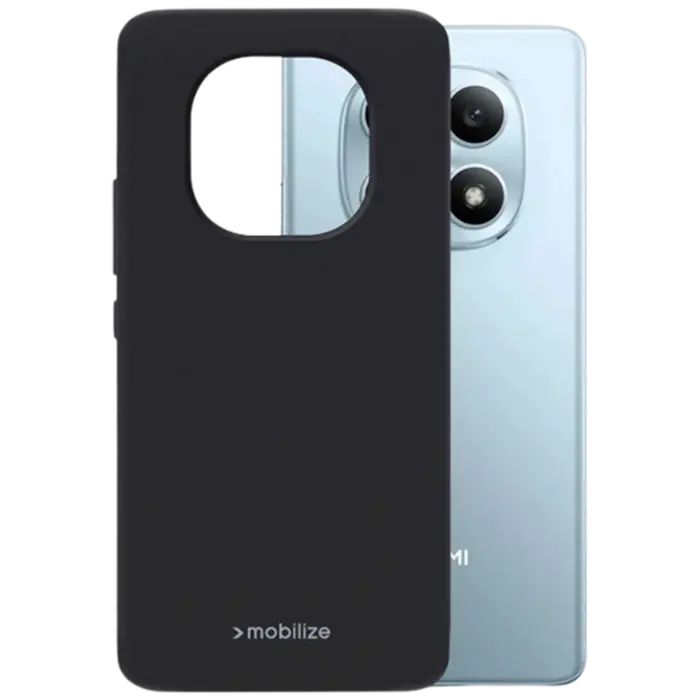 Mobilize Mobilize Rubber Gelly Case Xiaomi Redmi Note 15 5G - Mat Zwart