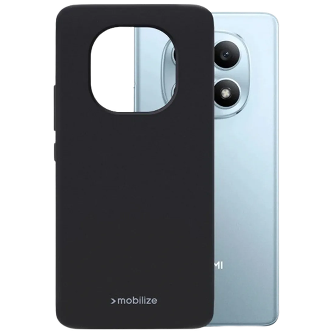Mobilize Mobilize Rubber Gelly Case Xiaomi Redmi Note 15 5G - Mat Zwart