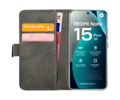 Mobilize Mobilize PU-Leren Book Case voor Xiaomi Redmi Note 15 Pro+ 5G - Zwart