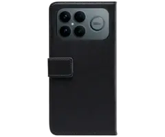 Mobilize Mobilize PU-Leren Book Case voor POCO F8 Ultra - Zwart