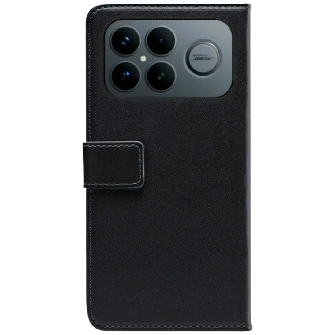Mobilize Mobilize PU-Leren Book Case voor POCO F8 Ultra - Zwart