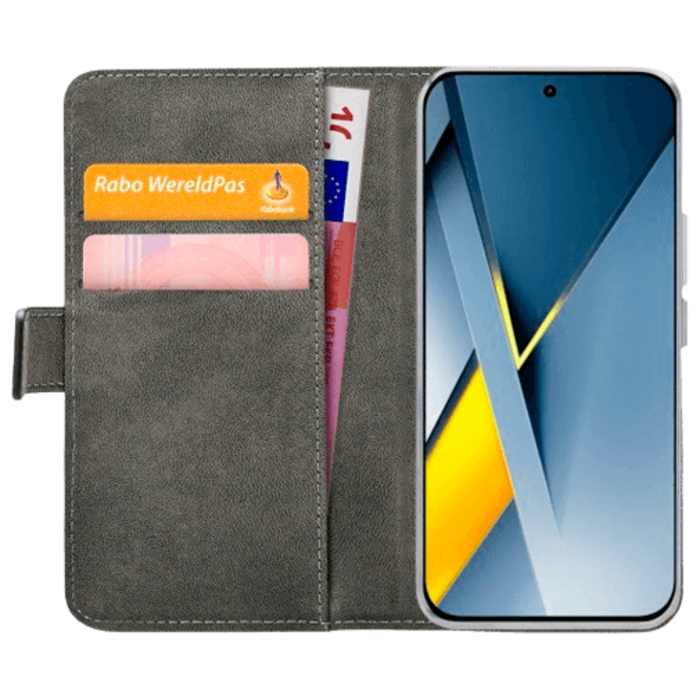 Mobilize Mobilize PU-Leren Book Case voor POCO F8 Ultra - Zwart