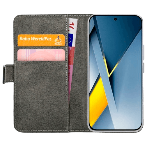 Mobilize Mobilize PU-Leren Book Case voor POCO F8 Ultra - Zwart