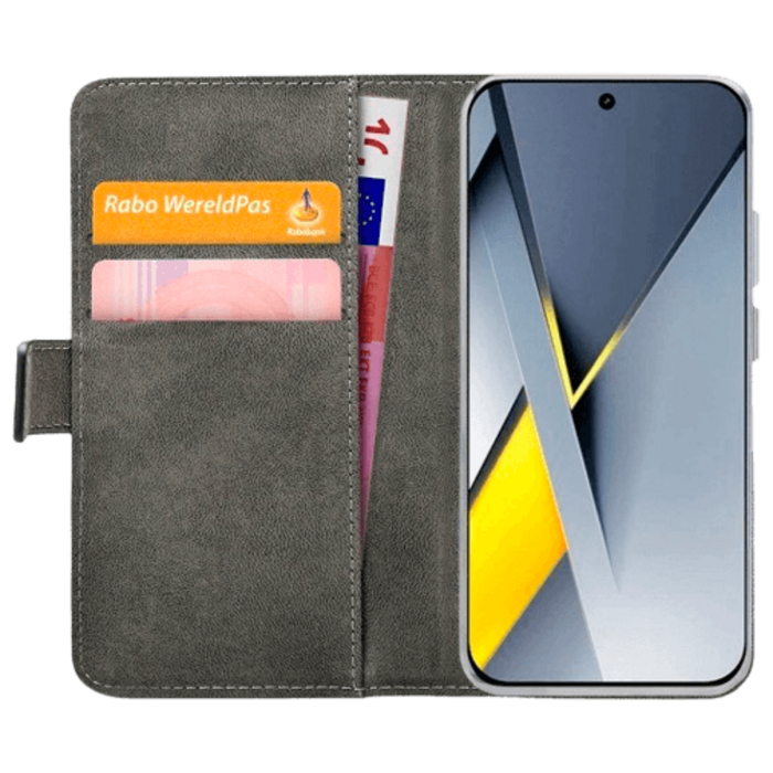 Mobilize Mobilize PU-Leren Book Case voor Xiaomi POCO F8 Pro - Zwart