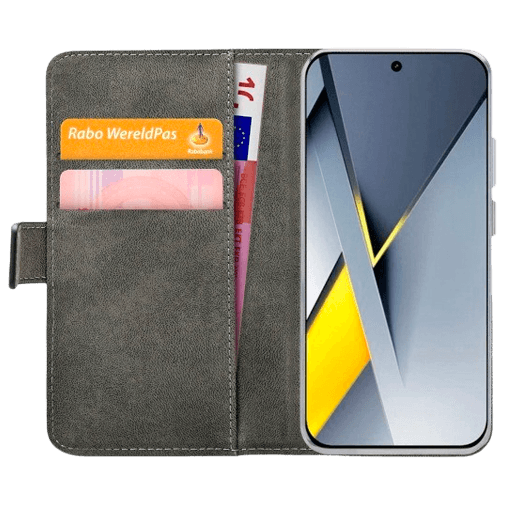 Mobilize Mobilize PU-Leren Book Case voor Xiaomi POCO F8 Pro - Zwart