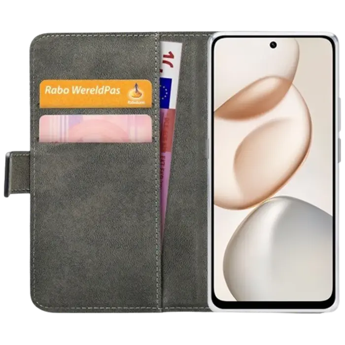 Mobilize Mobilize PU-Leren Book Case voor Honor 400 Smart - Zwart