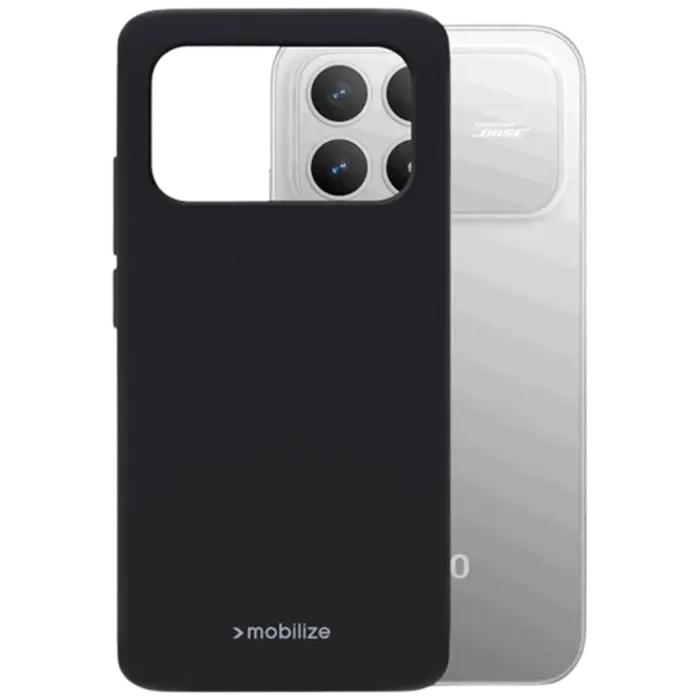 Mobilize Mobilize TPU Back Cover voor POCO F8 Pro - Zwart