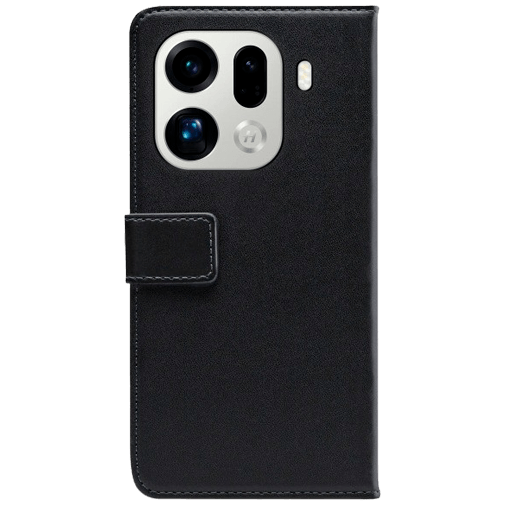 Mobilize Mobilize PU-Lederen Book Case Zwart voor OPPO Find X9 Pro